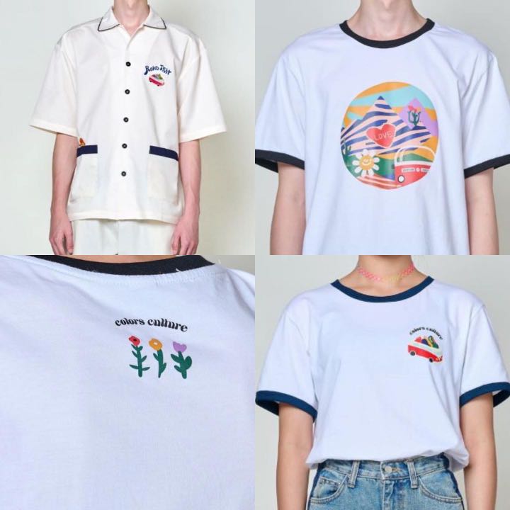 Amazon.co.jp: colors culture ROAD TRIP シャツ ppkrit bkpp