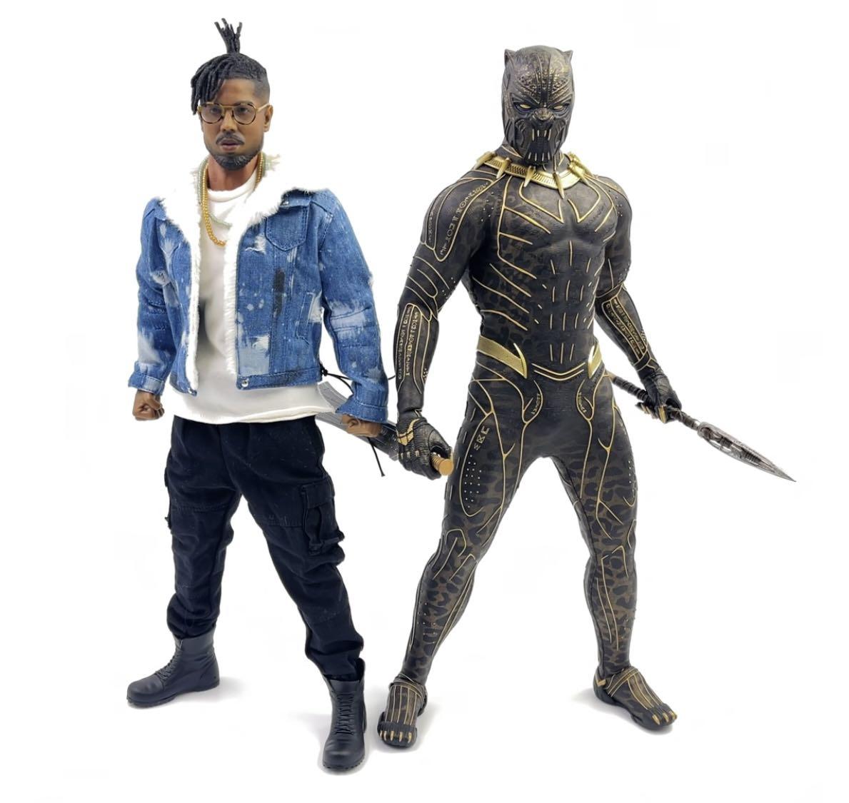 雙頭雕Black Panther Erik killmonger 1/6 黑豹金豹非hottoys, 其他