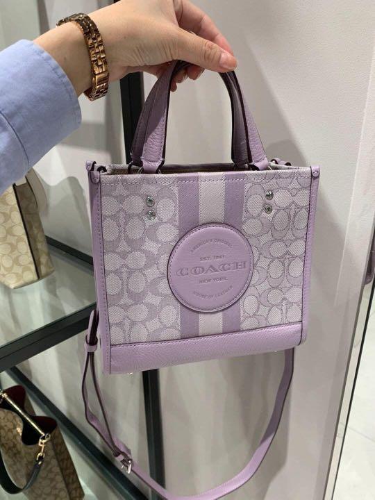 Coach tote purple shop