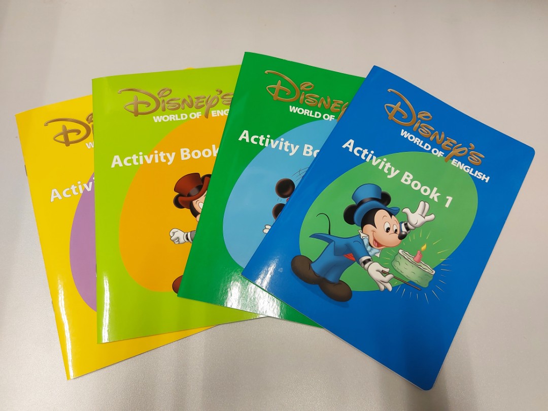 迪士尼美語世界 DWE Step by Step Activity Book, 興趣與生活, 書本 & 文具, 兒童書籍 - Carousell