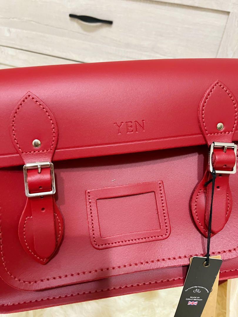 Cambridge outlet satchel embossing