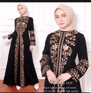 ABAYA TURKEY BORDIR
