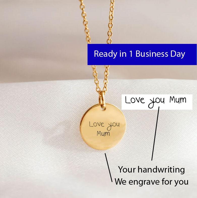 Memorial handwriting new arrivals jewelry