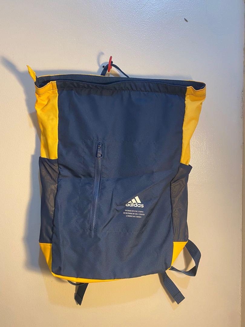 ADIDAS Backpack Yellow Blue