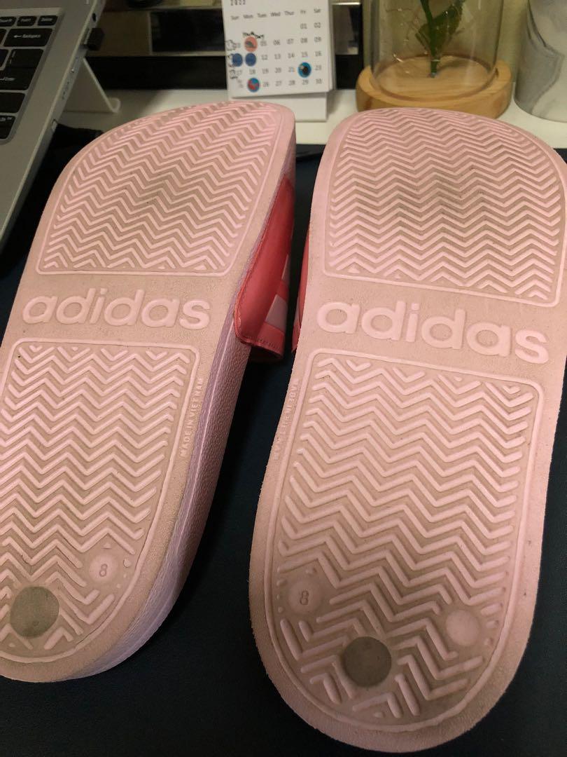 Adilette slides discount ash pink