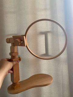 Adjustable Embroidery stand/frame (with FREE aida cloth)