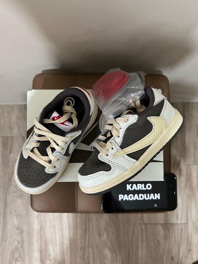 Baby travis scott shoes discount