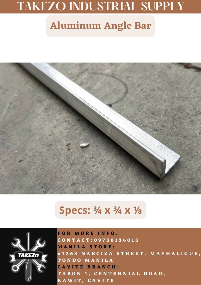 Aluminum Angle Bar, Commercial & Industrial, Industrial Equipment on