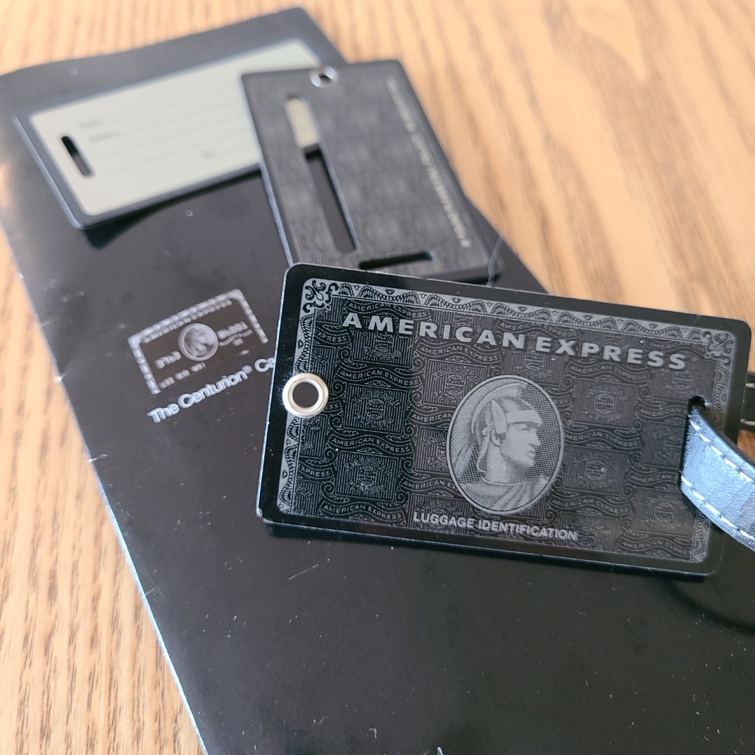 Amex luggage tags shop