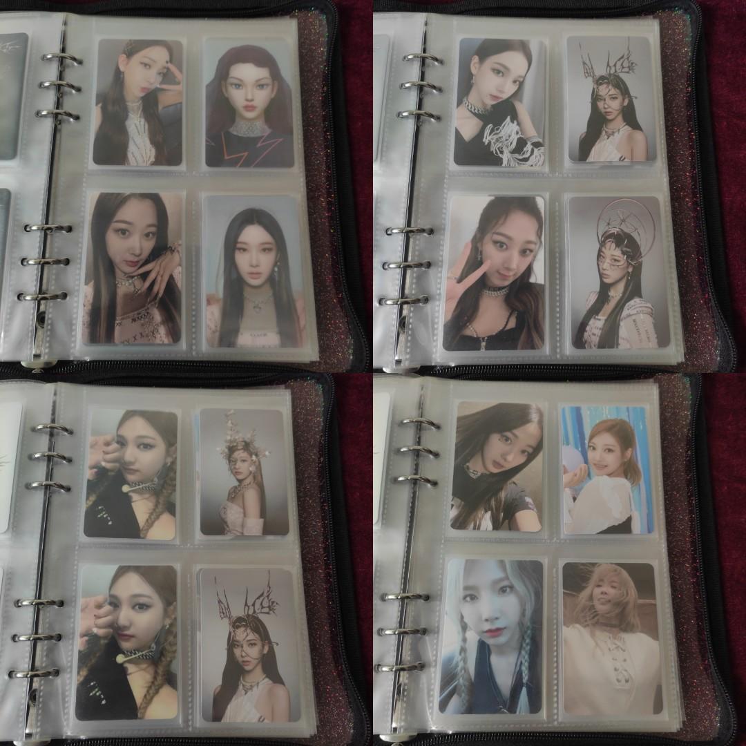 Assorted aespa photocards (Category: Raw Singles) located in Cavite. Submitted by ace_ss (Listing ID 1174785242, Image 3). Description: QUITTING SALE Mostly KariSelle pocas. No price bd. Some are 1st press hence the price. Karina epoxy pc set still sealed. Inclusions can be seen in the pics posted including the binder. From Black Mamba era up to Savage. The entire set is worth 20k but selling as a whole set for 6k only inclusive of pf. Great purc