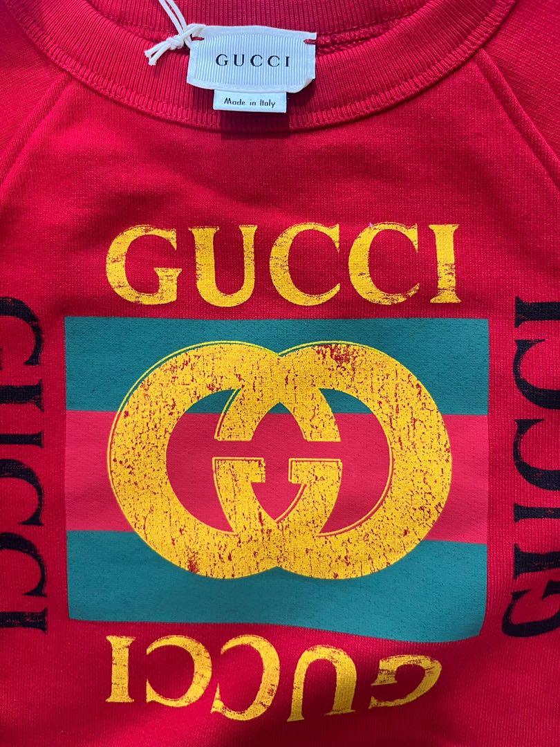 Authentic Gucci sweater for kids RED Babies Kids Babies Kids