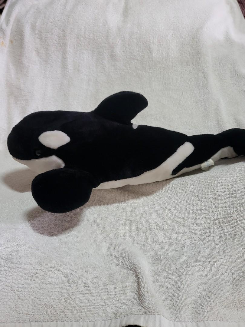Authentic SeaWorld Orca Killer Whale Plush Soft Toy Hobbies
