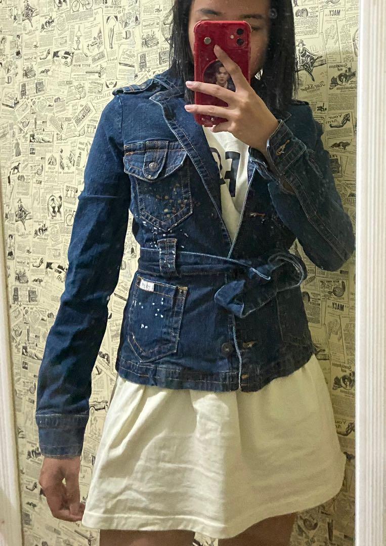 Baby Phat Denim Jacket size 8 For Girls Women s Fashion Coats