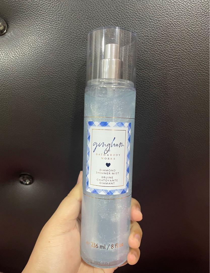 BBW Gingham Shimmer Mist Beauty Personal Care Fragrance