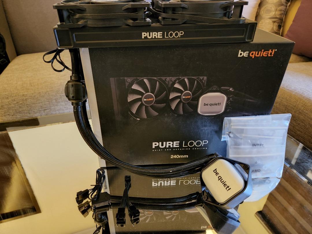 be quiet! Pure Loop 240 AIO CPU Cooler, Computers & Tech, Parts