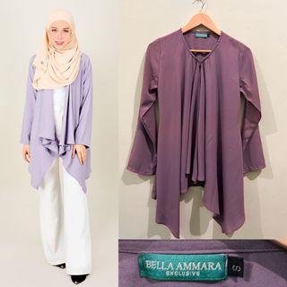✅ Bella Ammara Cardi Blouse in Lavender Mist