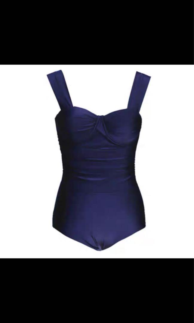 Blue bust lifting swimsuit, Women's Fashion, Swimwear, Bikinis