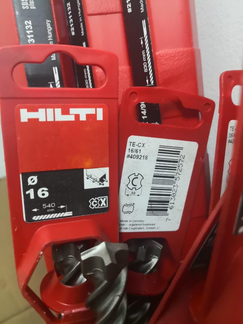 (Brand New) Hilti TECX (SDS PLUS) METRIC HAMMER DRILL BIT, Furniture
