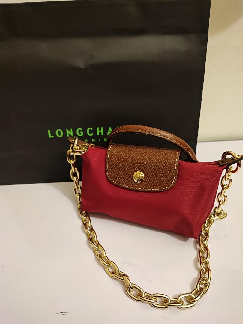 Longchamp online chain bag