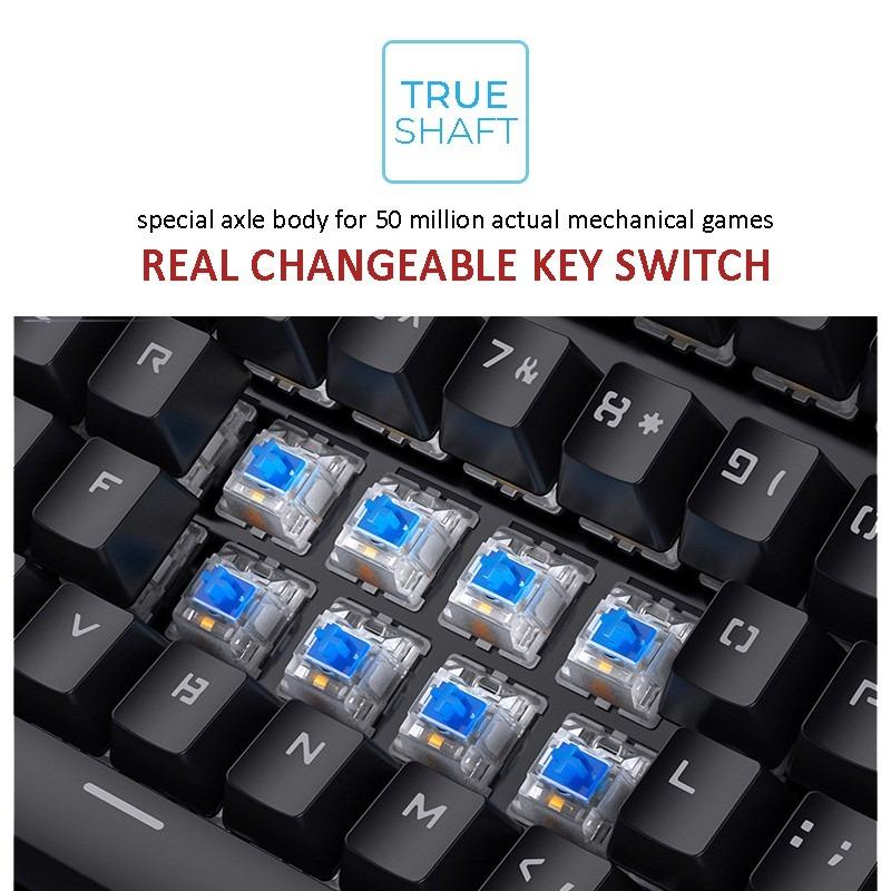 Brand new Real RGB Mechanical Keyboard Changeable Switch Gaming