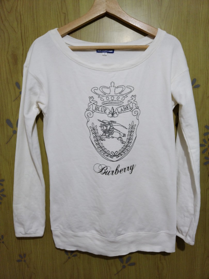 BURBERRY BLUE LABEL LOGO SWEATSHIRTS, Luxury, Apparel on ...