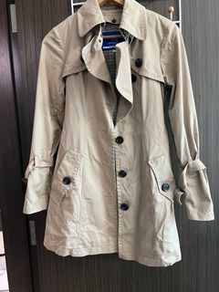 Burberry Blue Label Trench Coat Women s Fashion Coats Jackets