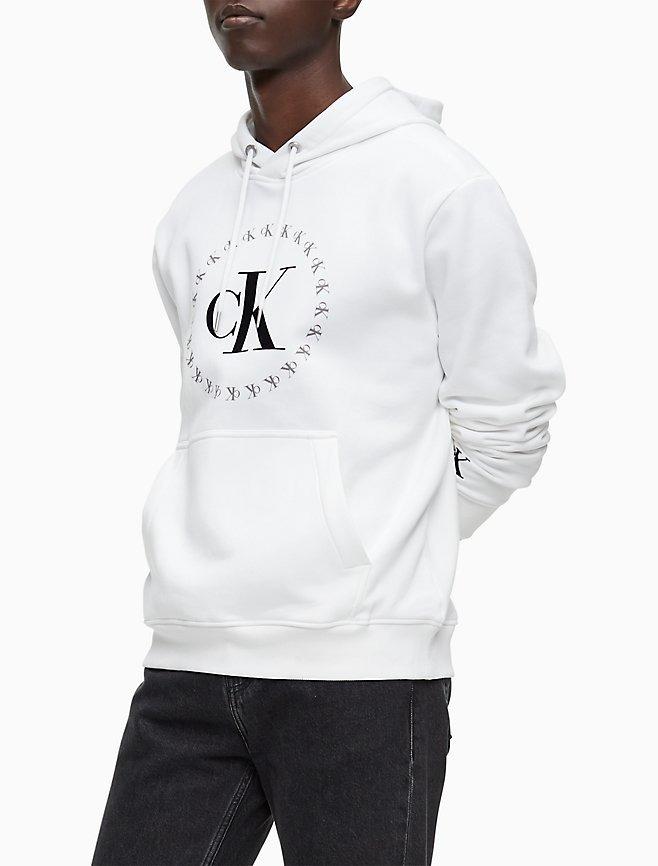 Calvin klein small monogram hoodie Clearance