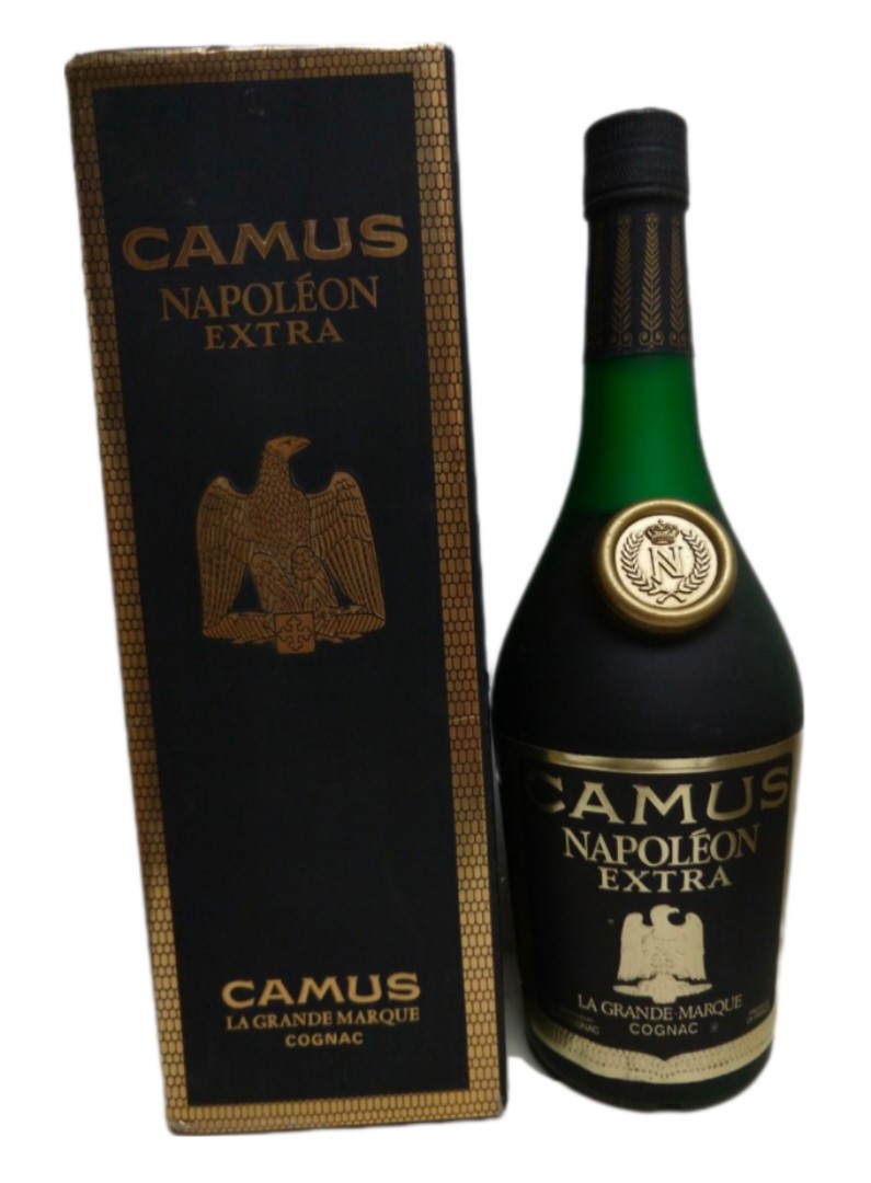 Camus Napoleon Extra Old Cognac 金花黑鷹干邑700ml, 嘢食& 嘢