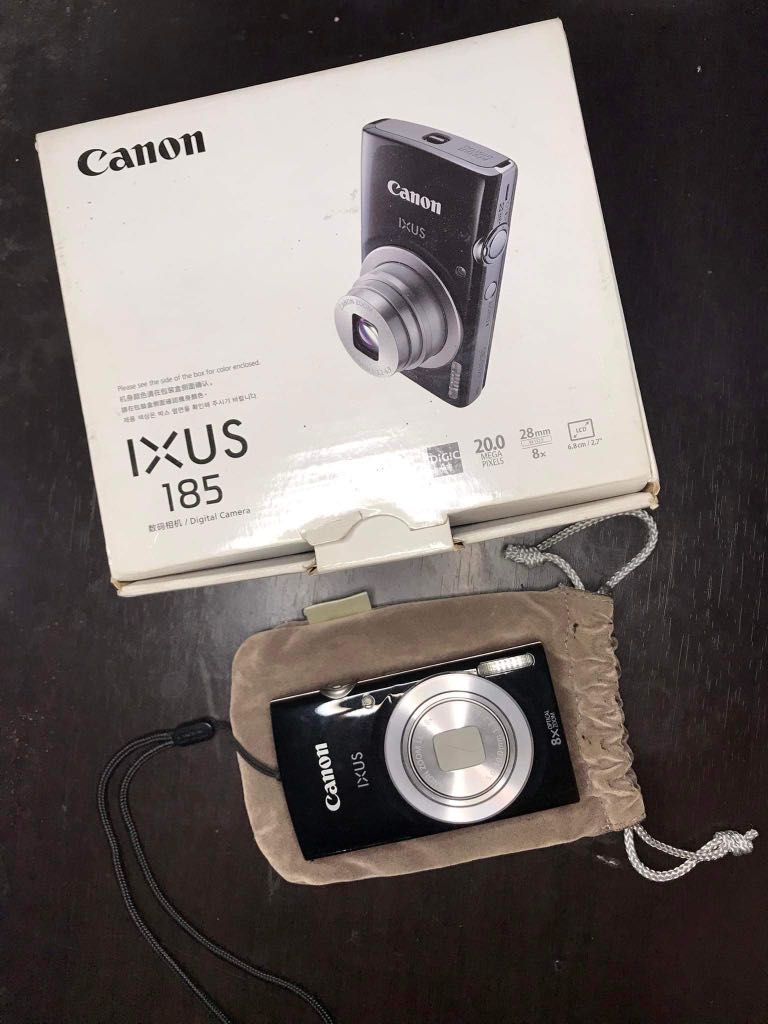 Canon IXUS 185 Digital Camera, Photography, Cameras on Carousell