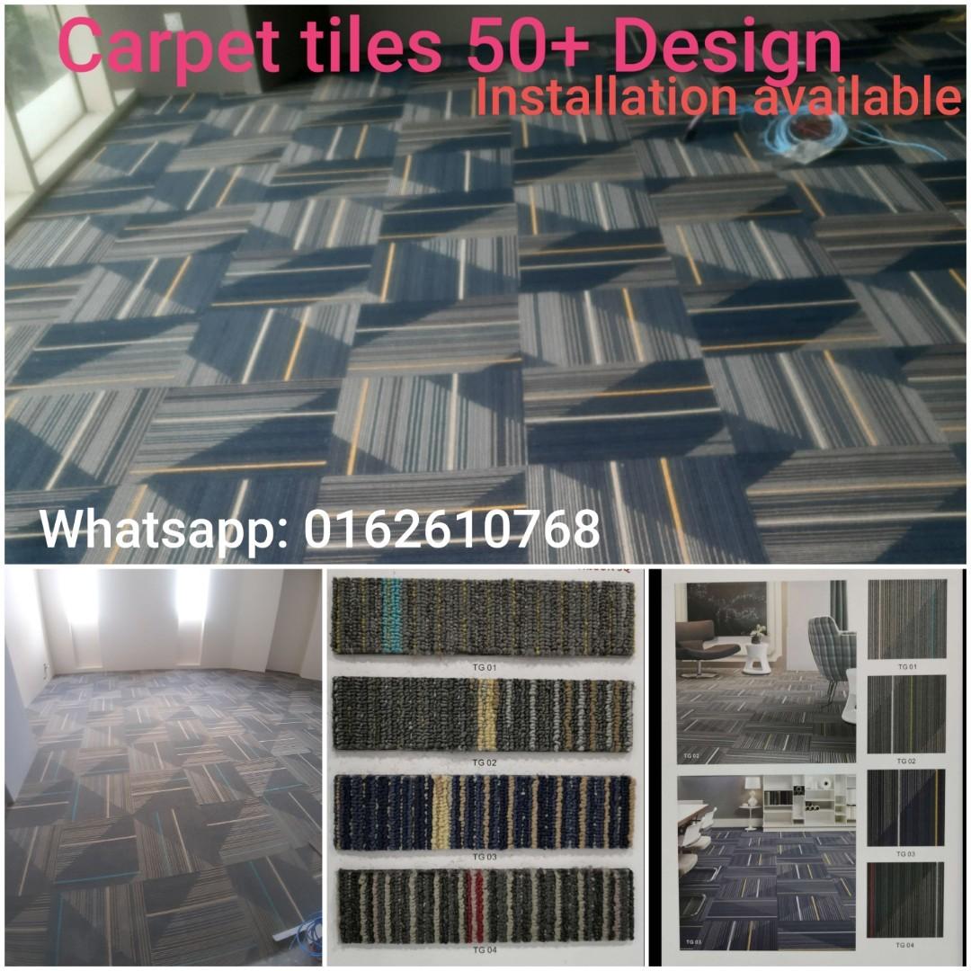 Carpet (supply Dan pemasangan ), Furniture & Home Living, Home Decor