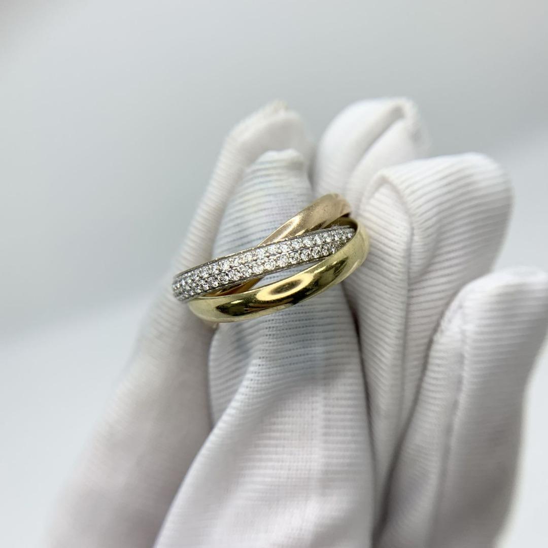 Cartier trinity discount diamond ring