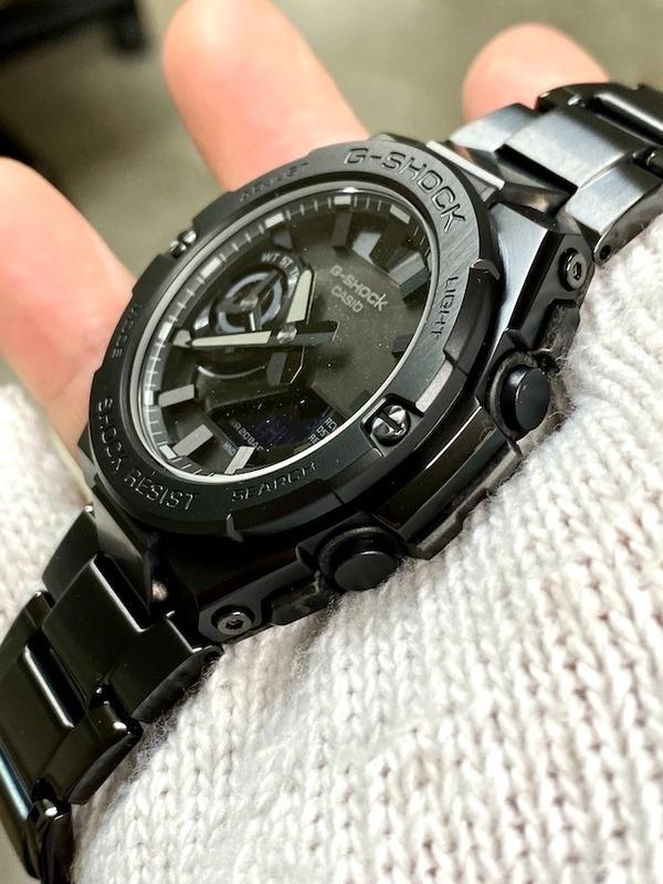 Casio G-Shock GST-B500BD-1A G-Steel Black Ion Plated Stainless