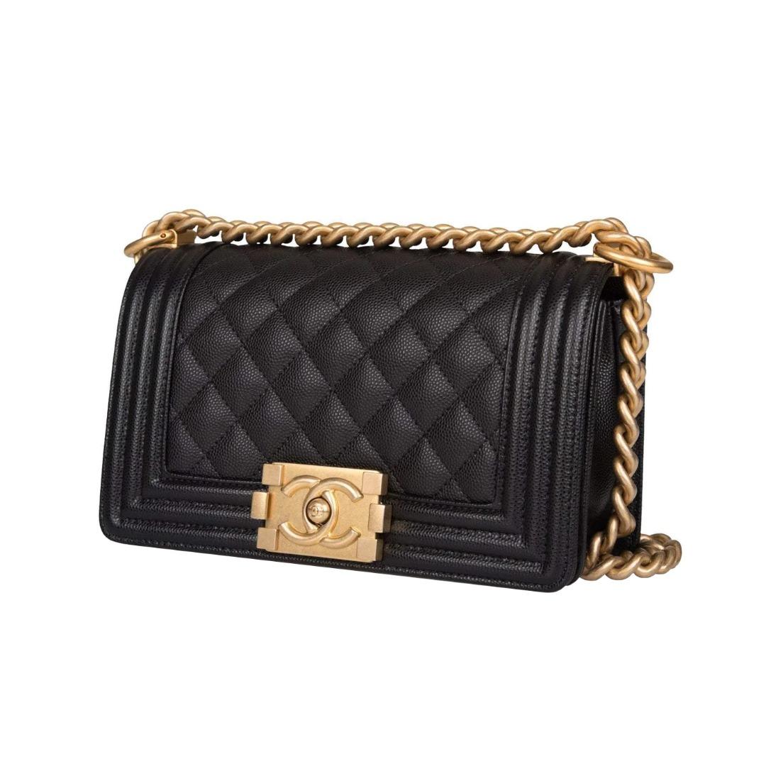 Chanel boy small black shop