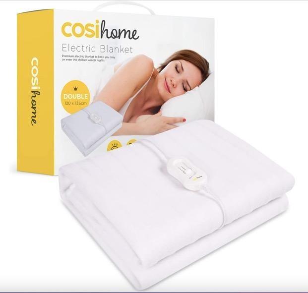 Cosi Home® Premium Comfort Double Electric Blanket King Size - Control with  3 Heat Settings, Polyester, White, Furniture u0026 Home Living, Bedding u0026  Towels on Carousell