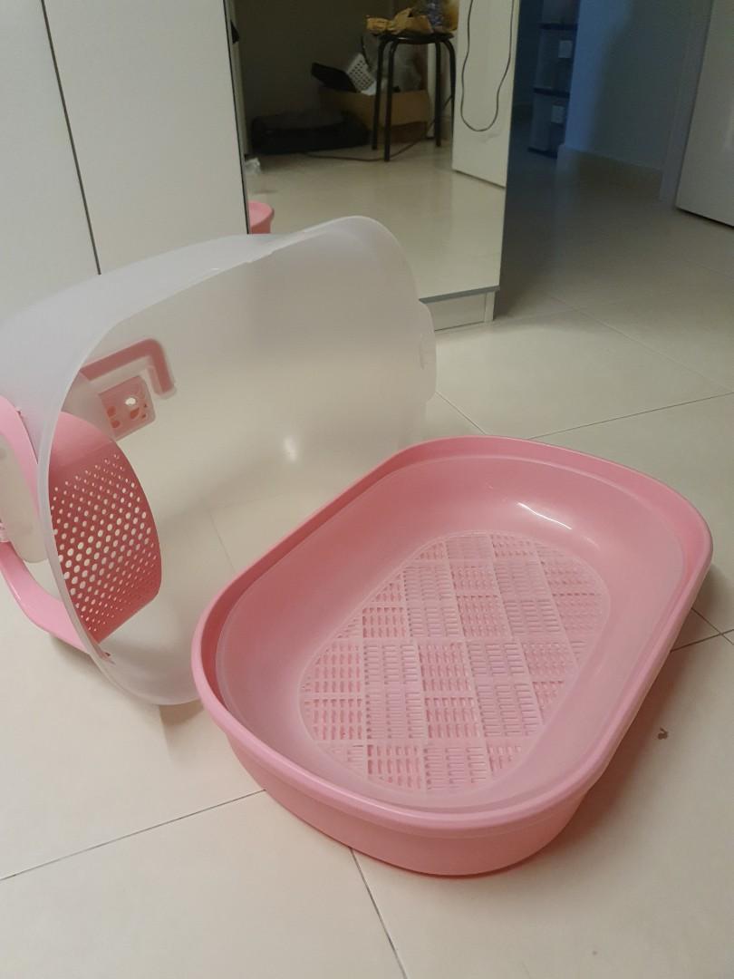 Covered Cat Litter Box with Sieve, Pet Supplies, Homes & Other Pet