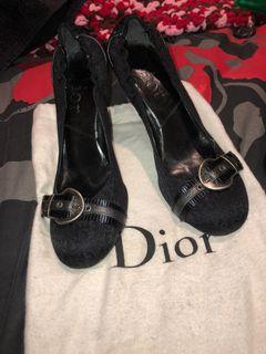 Dior canvas heels