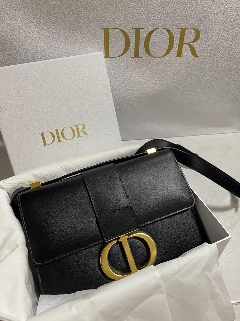 Dior 30 Montaigne small in black, Luxury, Bags & Wallets on Carousell