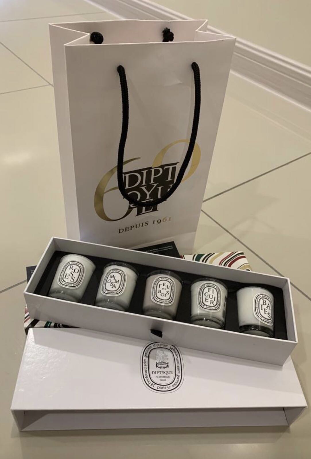 Diptyque limited edition candle set, Beauty & Personal Care, Fragrance
