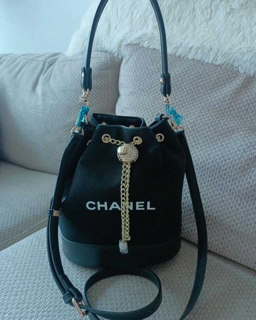 Dust bag Recycle repurpose Upcycle Redesigned bucket bag, Women's