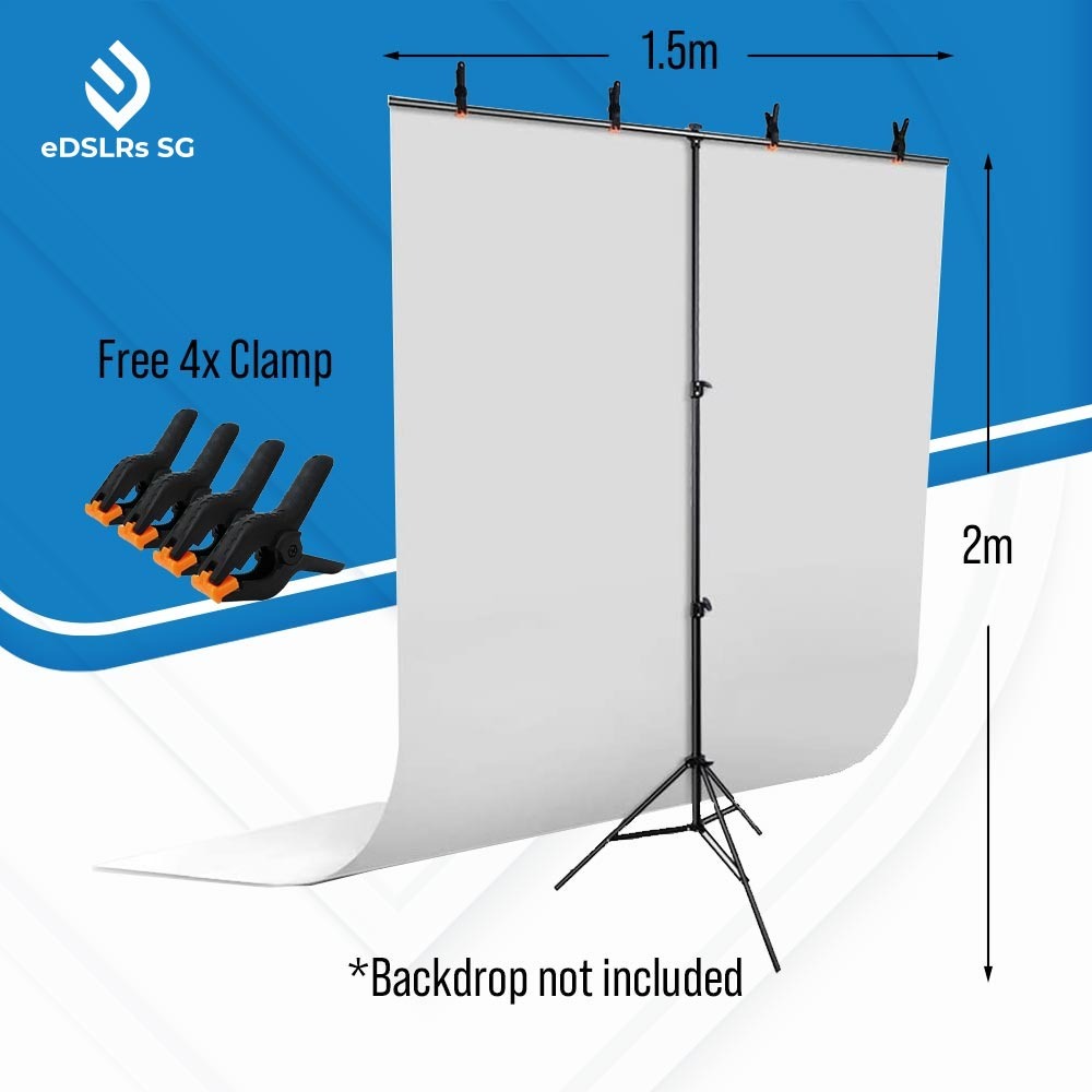 Neewer 2-in-1 Chromakey Green/Blue Backdrop with T-Shape Stand Kit 32-80 Tripod Stand with 35.4 Crossbar & 2 Clamps for Film/Live Streaming/Video Recording 1.5x2M Collapsible Blue/Green Screen 