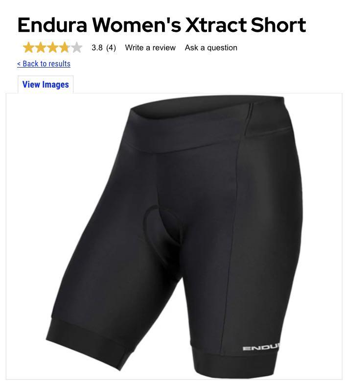 Endura Xtract Gel short for lady Sports Equipment Bicycles Parts Parts Accessories on Carousell