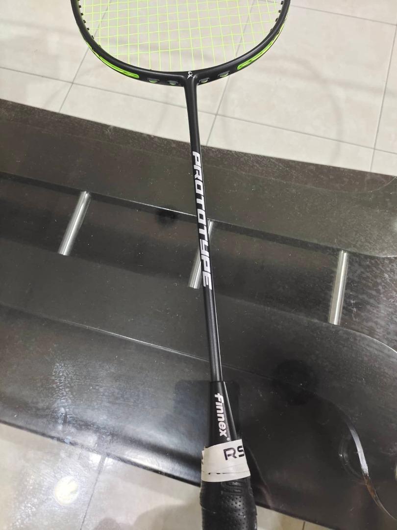 Finnex Prototype Badminton Racket (head heavy), Sports Equipment