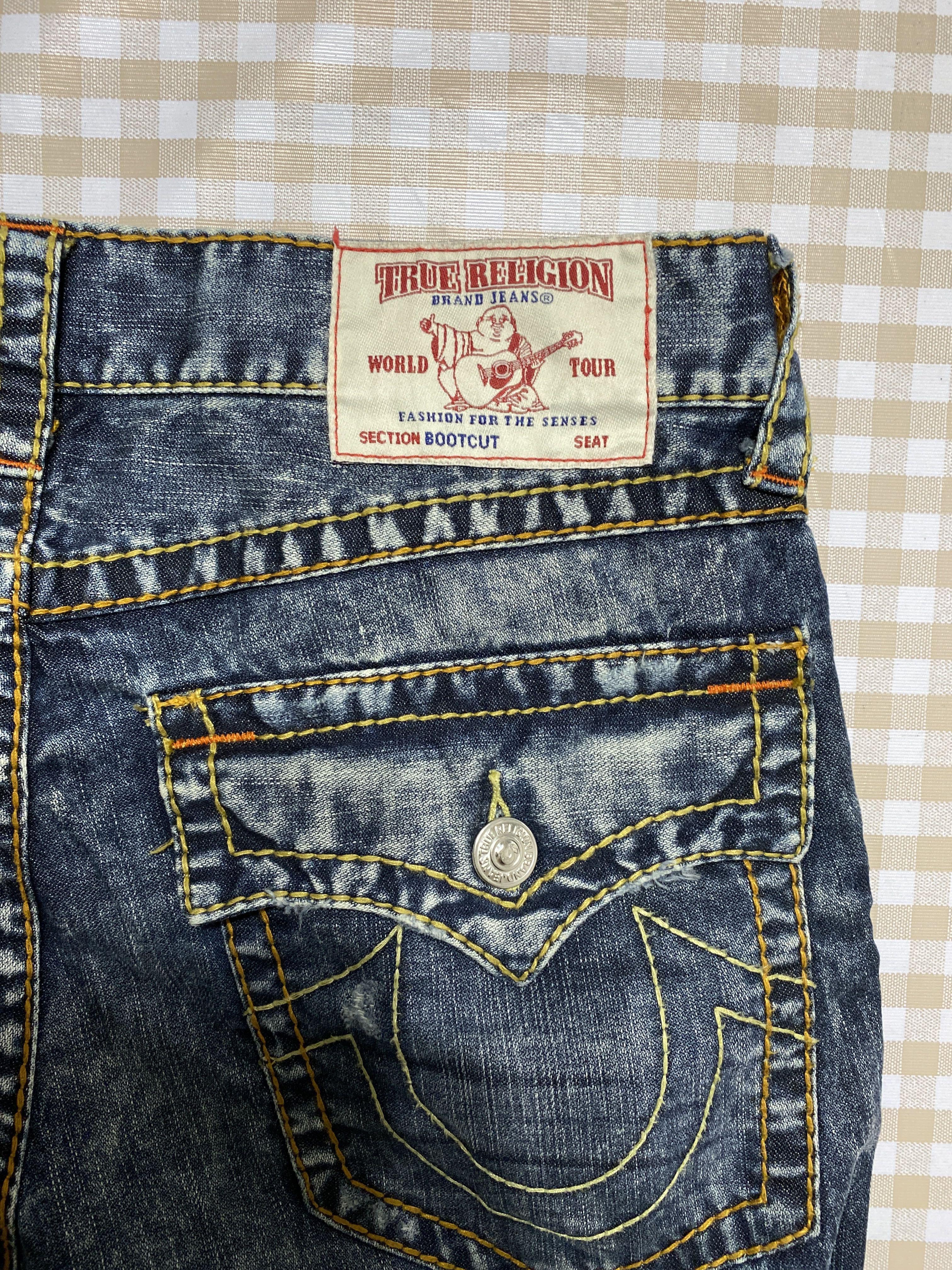 Free Post True Religion Boot Cut Jeans Size 32