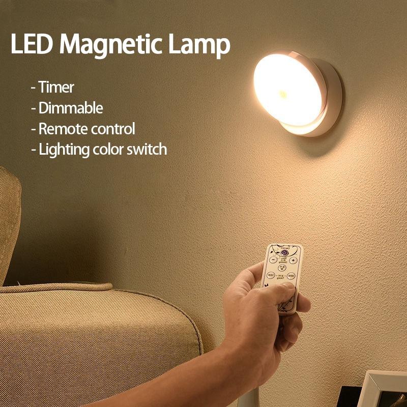 FREE????]USB Rechargeable Dimmable Touch Control Wall Puck Light LED Remote  Control Night Lighr for Cabinet Stair Cupbard Kitchen Lighting Baby Feeding  Lamp 触控小夜灯, Furniture  Home Living, Lighting  Fans, Lighting on