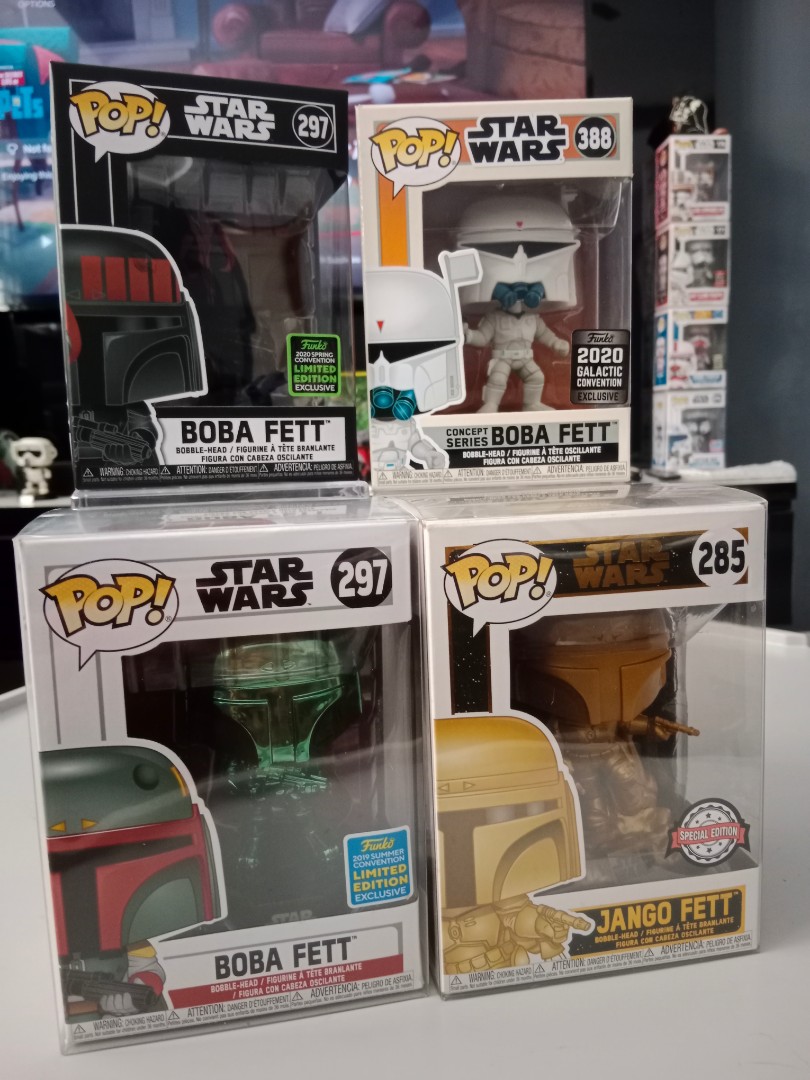 Funko Pop Boba Fett and Jango Fett set 