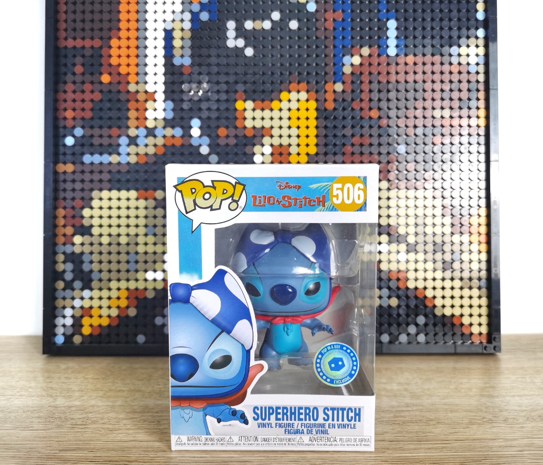 Lilo & Stitch - Superhero Stitch - POP! Disney action figure 506