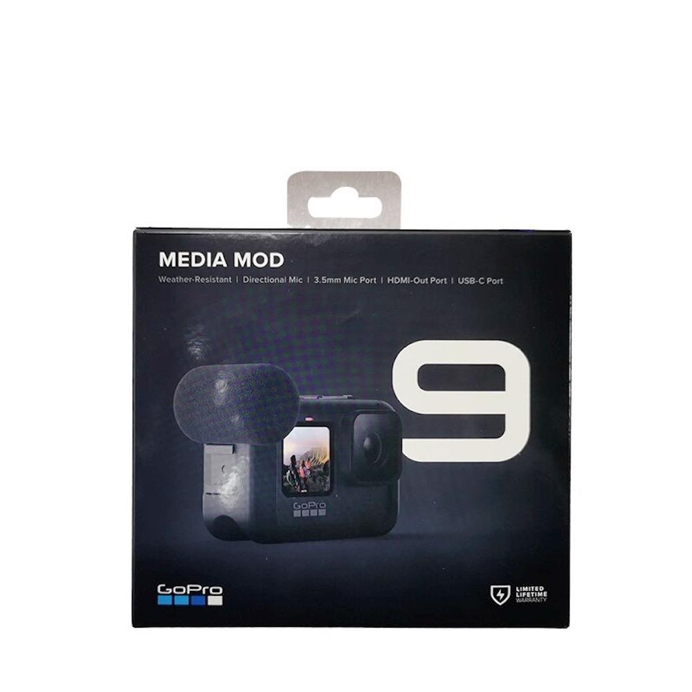 GoPro Media Mod Vlog Microphone Mic for Hero 11 10 9 Black