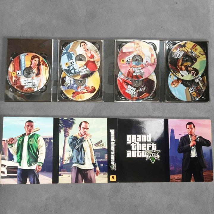 GTA V Grand Theft Auto 5 PC Game Computer DVD Rom CD Disc Disk ...