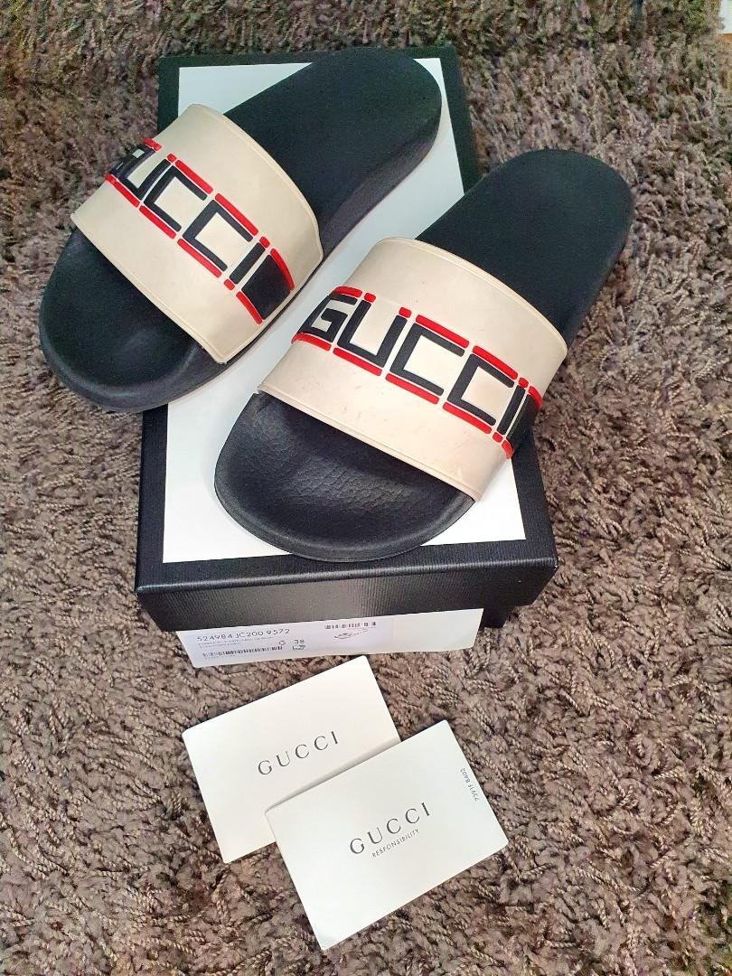 Gucci pool slide top