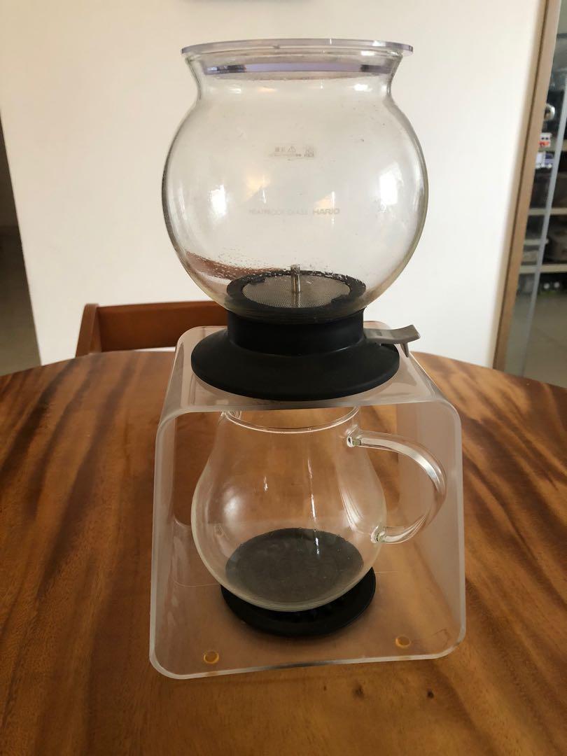 Hario "Largo" Glass Tea Dripper Set with Stand and Glass Server, 800ml